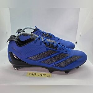 Adidas Adizero Electric II Football Cleats Royal Blue Black Men's sz 9 / JH8745